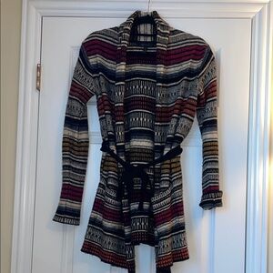 BCBG Max Azria Striped Multicolor Women's Sweater